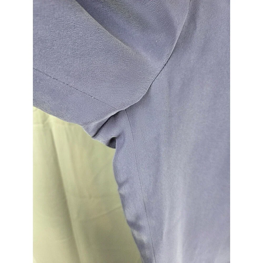 Lord & Taylor Petites 100% Silk Pants Women’s Size 14P Purple Wide Leg Dressy - Picture 4 of 9